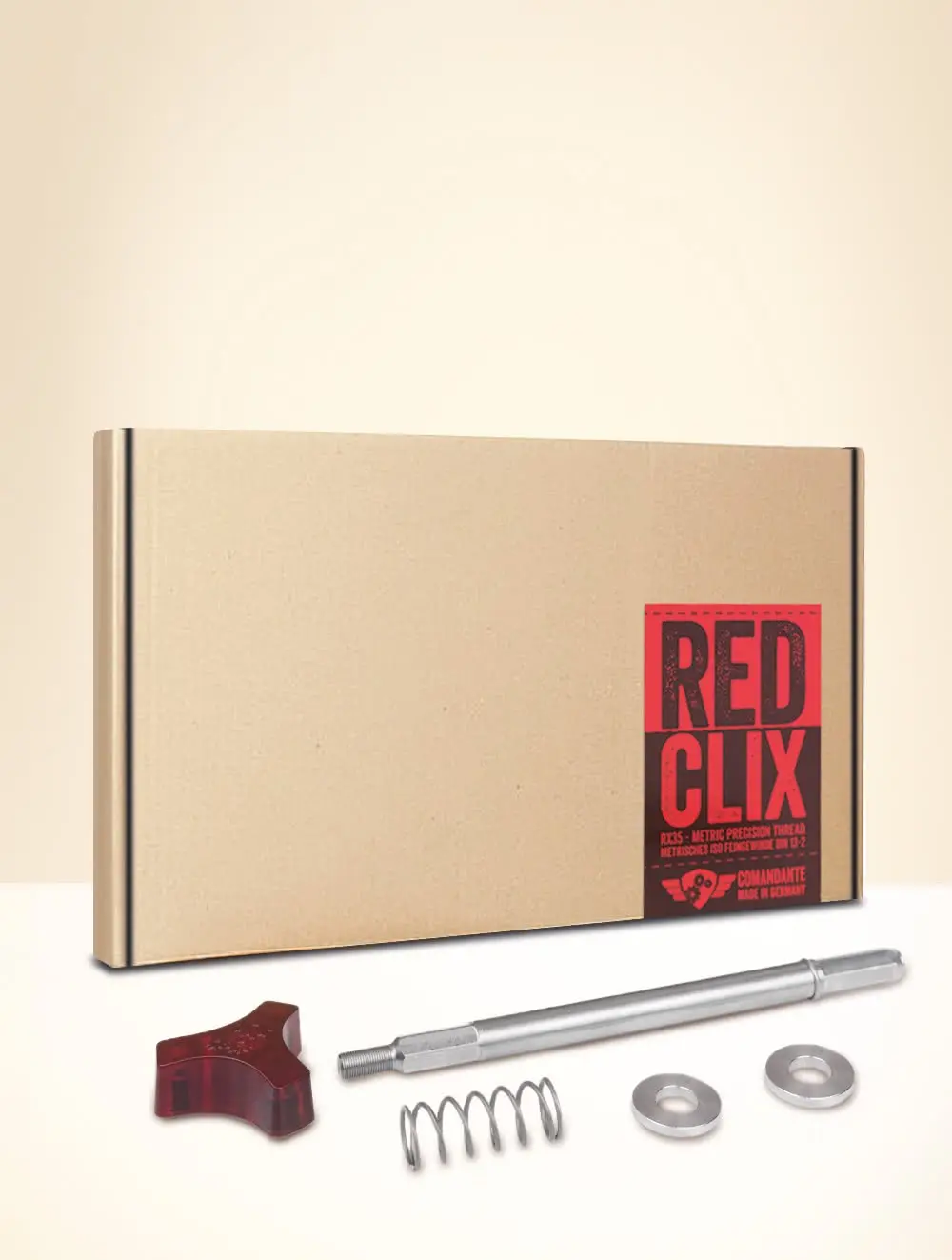 Red Clix超细螺纹主轴套装 | 仅旋钮 | 仅主轴 </br>建议零售价:408 | 166 | 119 元